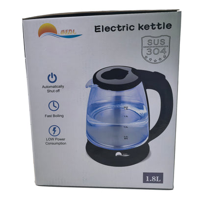 Glass Electric Kettle 1.8L, Black