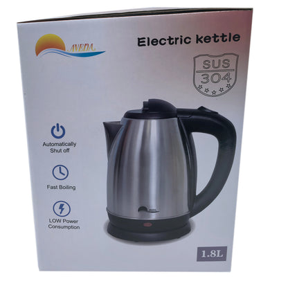 Electric Kettle 1.8L, Stainless Steel Color