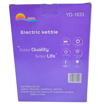 Double Layer Electric Kettle 1.8L, Beige