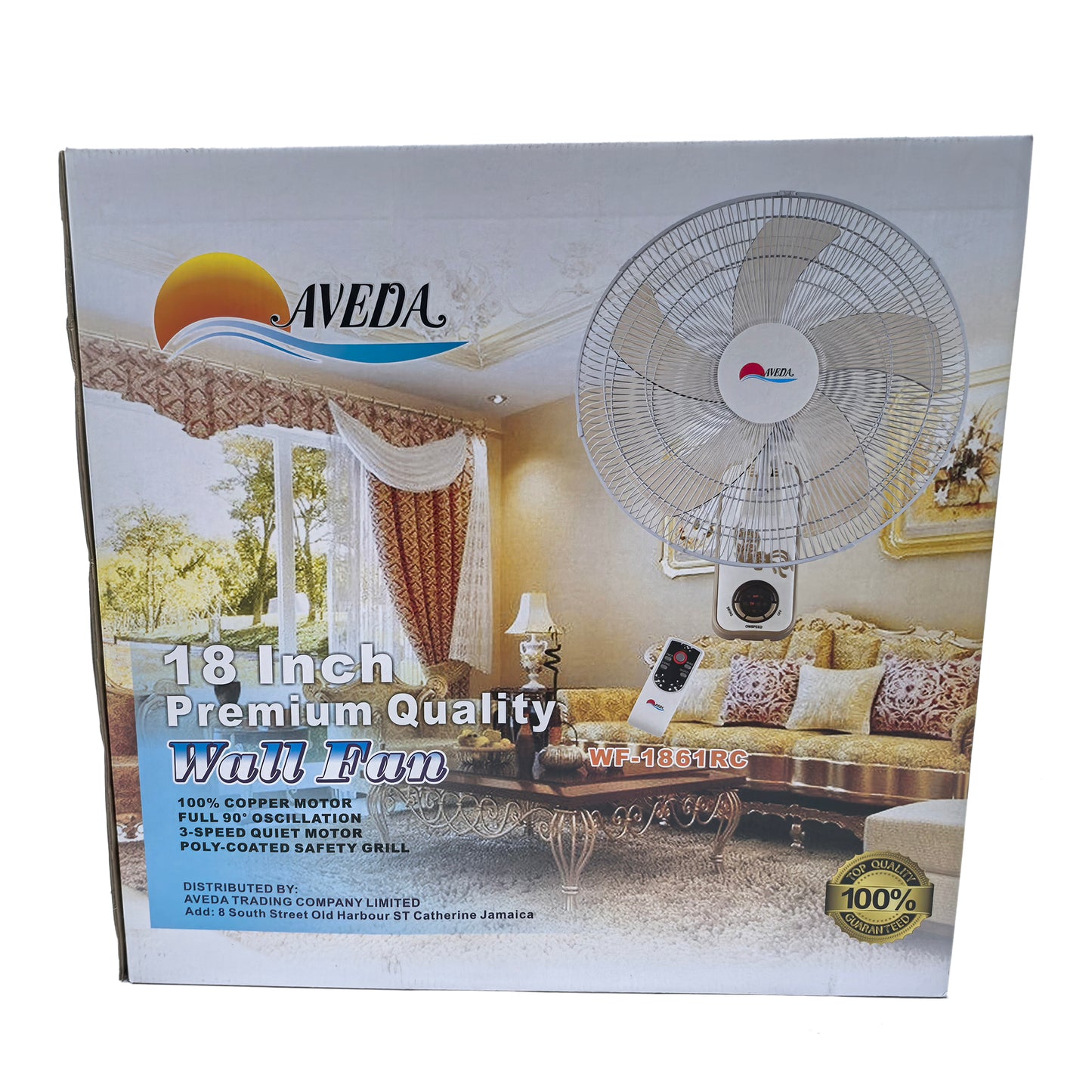 3 Speeds Control Wall Fan (3 Options)