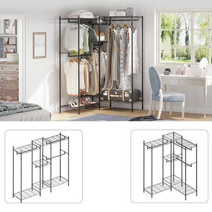 Large Portable Closet Rack 74"x14"x74.8"