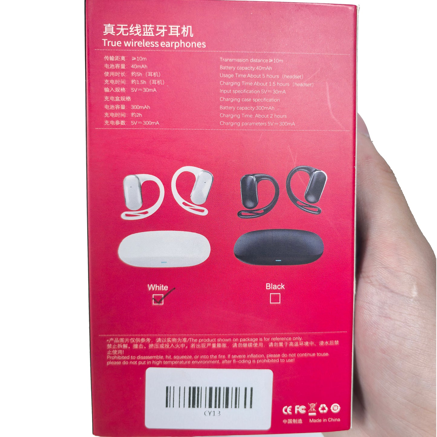 True Wireless Earhook Earphone