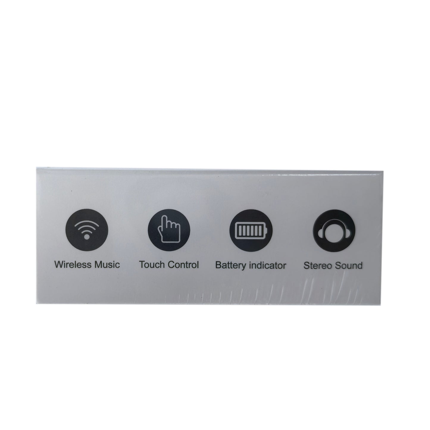Wireless In-Ear Earphones with Digital Display, Black