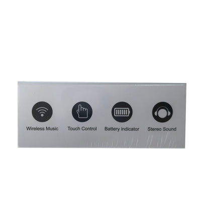 Wireless In-Ear Earphones with Digital Display, Black