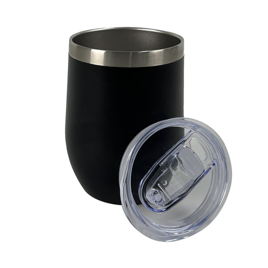 Insulated Beer Mug with Lid 12oz (2 Color Options)