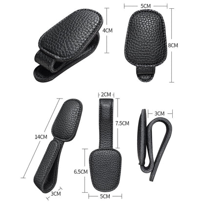 Sunglasses Holders for Car 2 Units, Black