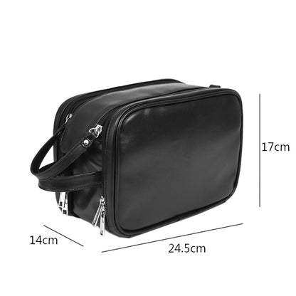 PU Travel Makeup Bag, Black