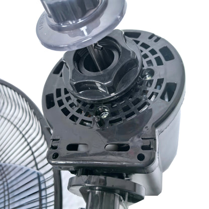 3 Speeds Control Stand Fan 18 Inch with Remote Control, Black