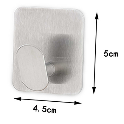 4 Packs Metal Adhesice Towel Hooks