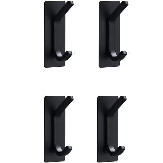 8 Pack Command Adhesive Hooks for Wall, Black