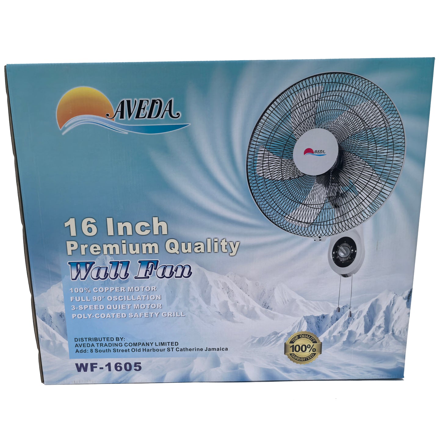 3 Speeds Control Wall Fan (3 Options)