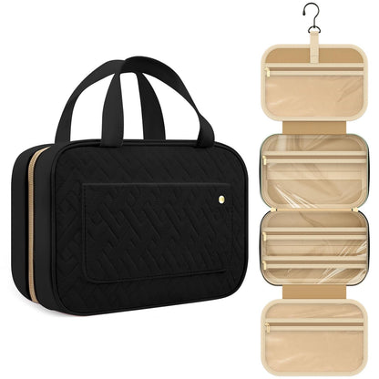 Travel Toiletry Bag with Hanging Hook (2 Color Options)