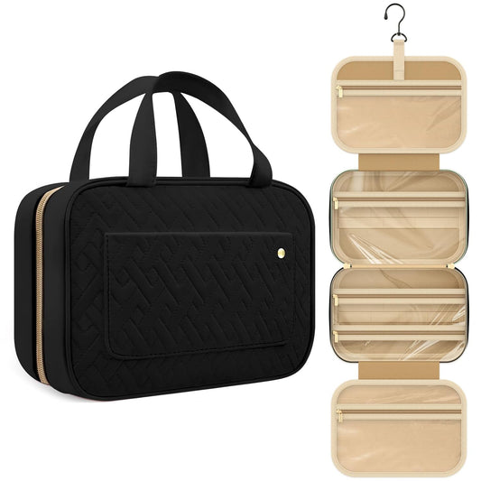 Travel Toiletry Bag with Hanging Hook (2 Color Options)