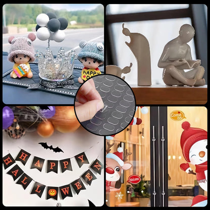 120 Pcs Double Sided Sticky Dots 0.31" X 0.51" 10 Units