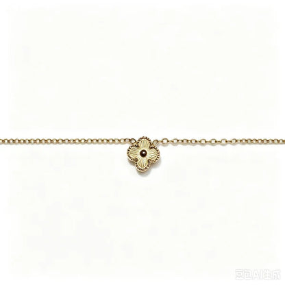 Gold Clover Necklace for Women