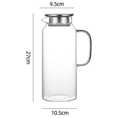 2 Liter Glass Pitcher with Lid