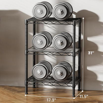 Metal Storage Rack Adjustable Shelves