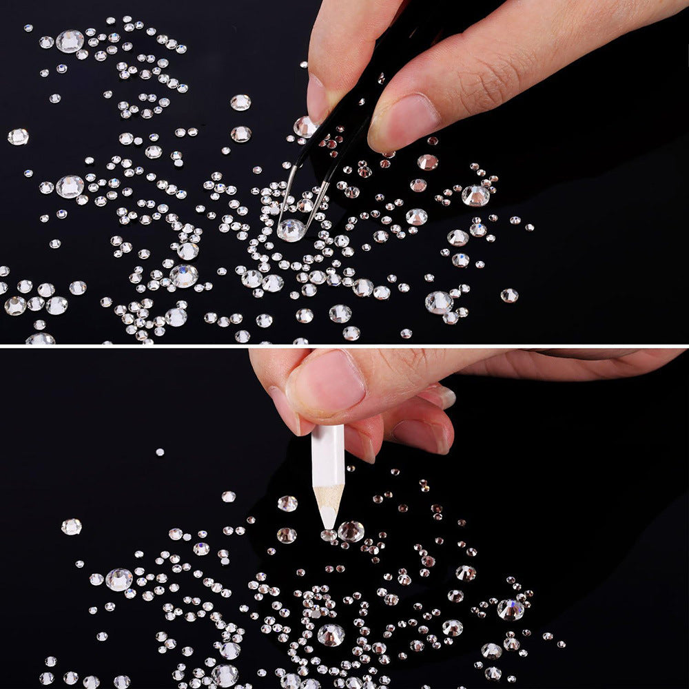6 Boxes of Nail Gems Nail Art Tools Nail Rhinestones