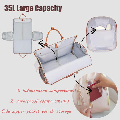 Travel Bag with Shoe Compartment