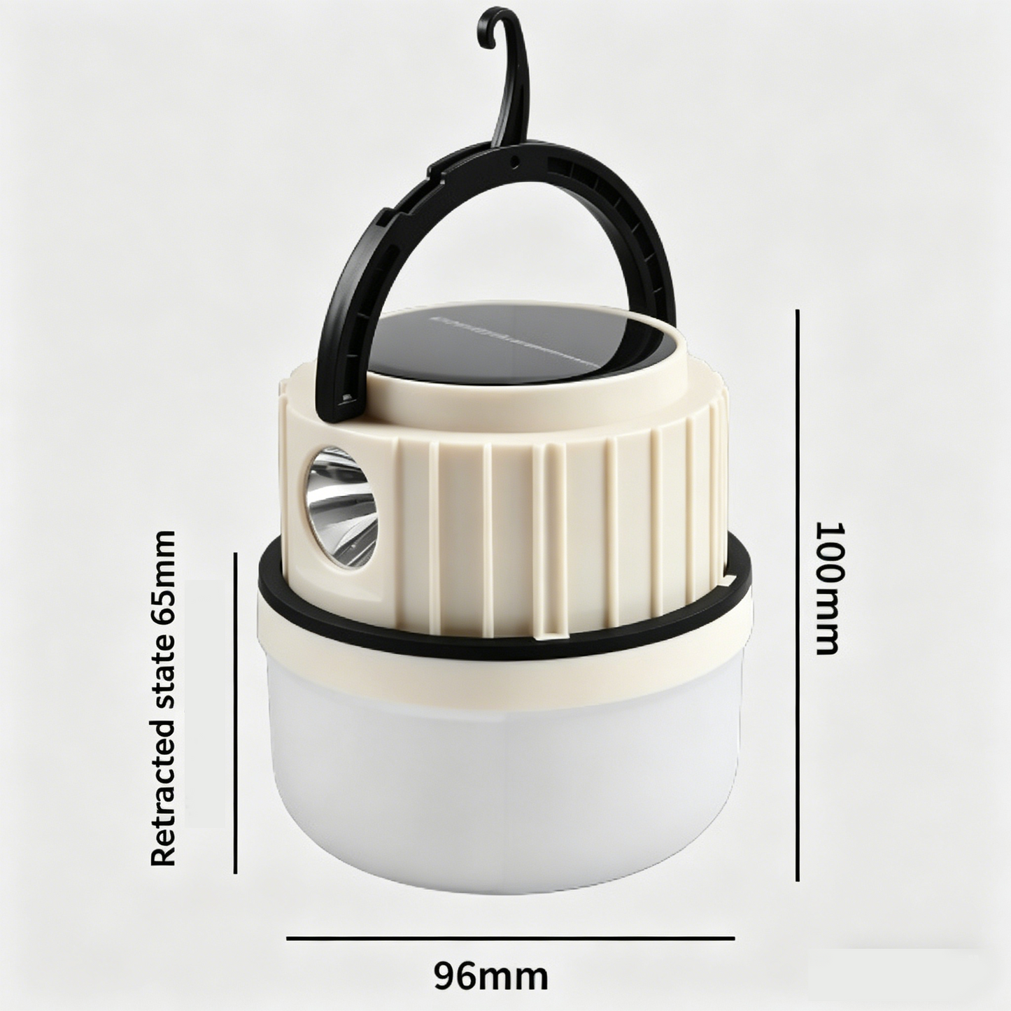 Solar-Powered LED Camping Lantern