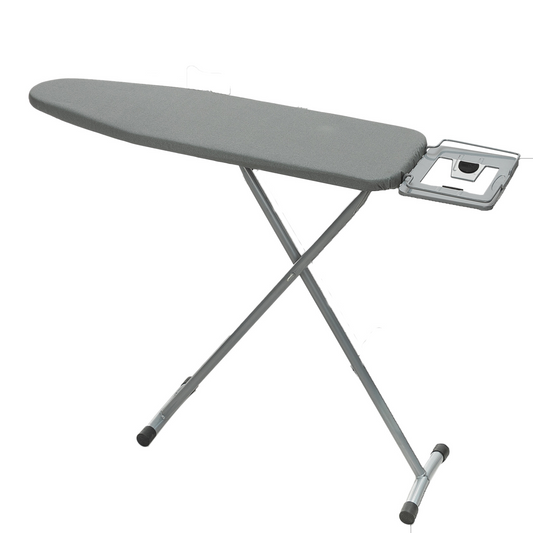 Foldable Ironing Pad with Sleeve Support 120x38cm, Gray