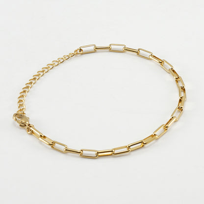 5-Piece 18K Gold-Plated Bracelets Set for Women