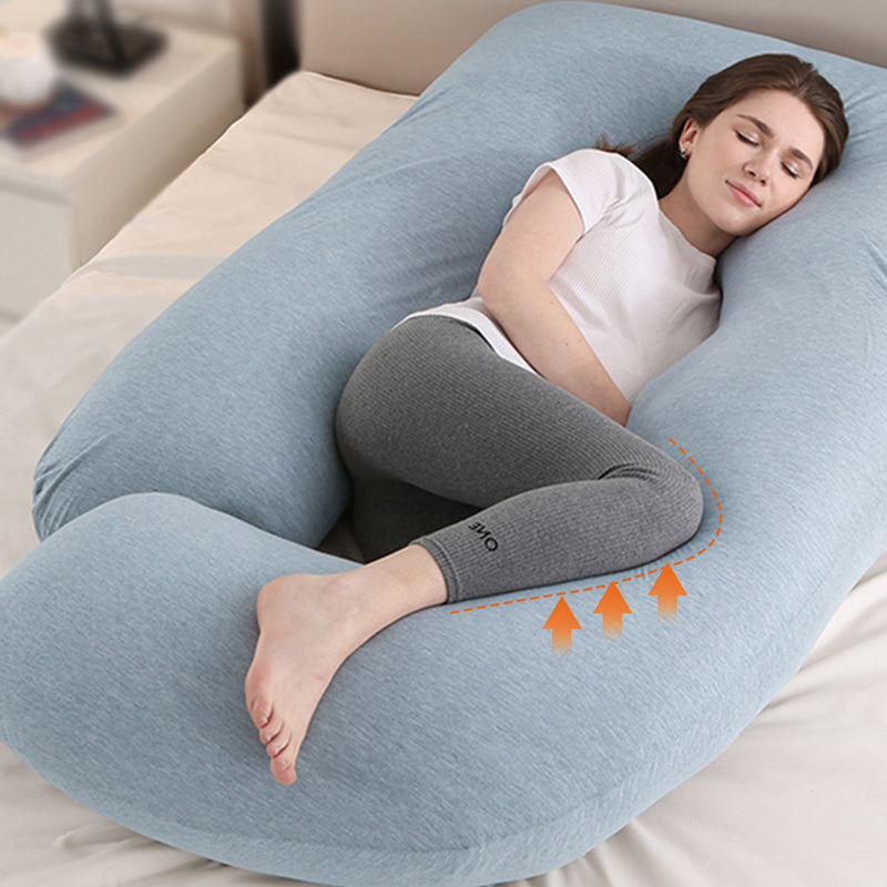 Pregnancy Pillow J-Shaped Full Body Pillow (Cooling Cover)