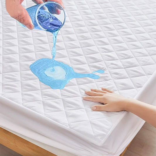 Bedding Waterproof Mattress Protector Twin / Queen / King, White