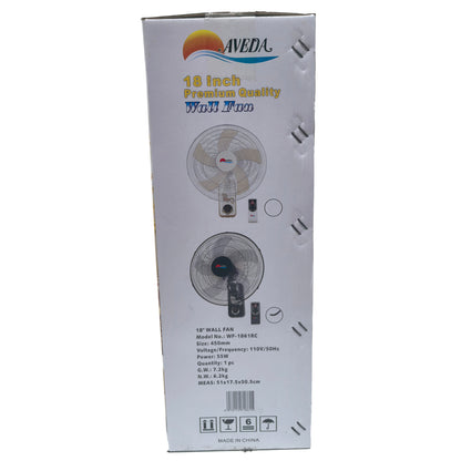 3 Speeds Control Wall Fan (3 Options)