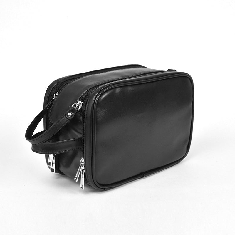PU Travel Makeup Bag, Black