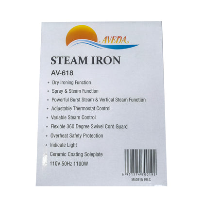 Ceramic Coating Solepate Steam Iron