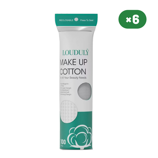 Hypoallergenic 100% Cotton Rounds 6 Pack / Each Pack 100 Units