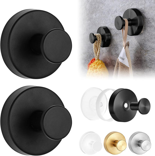 4 Pack Stainless Steel Suction Cup Hooks
