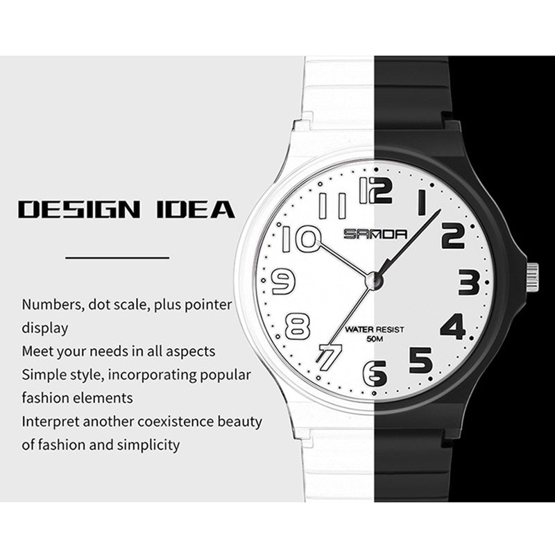 Analog Kids Watch for Boys Girls, Black