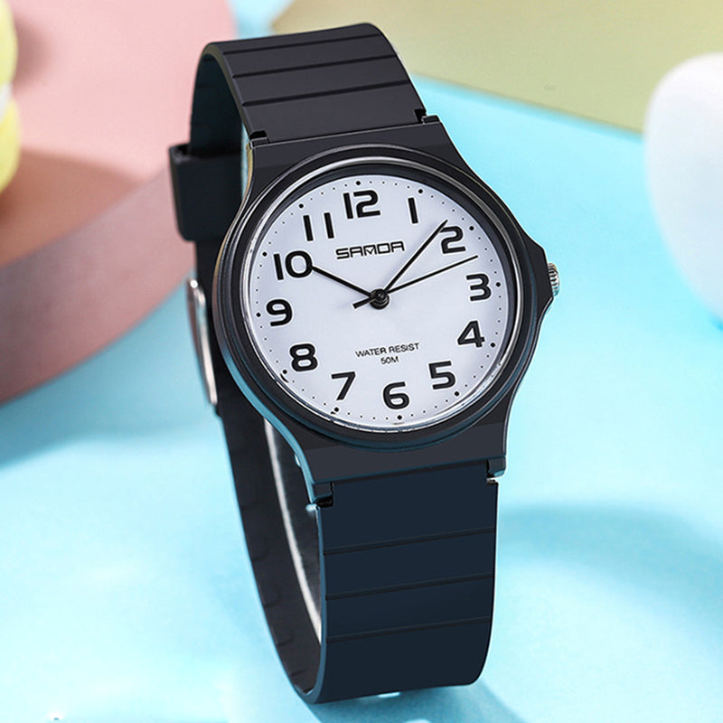 Analog Kids Watch for Boys Girls, Black