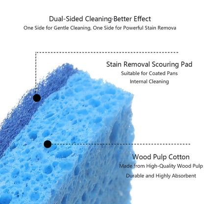 Non Scratch Scrub Cleaning Sponge 12 Units