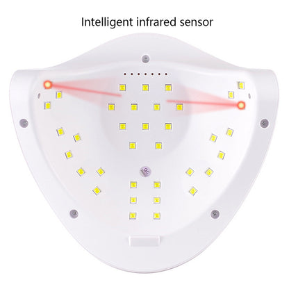 120W LED Nail Lamp Light Dryer, White