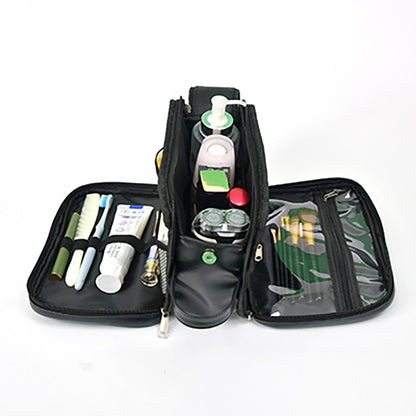 PU Travel Makeup Bag, Black