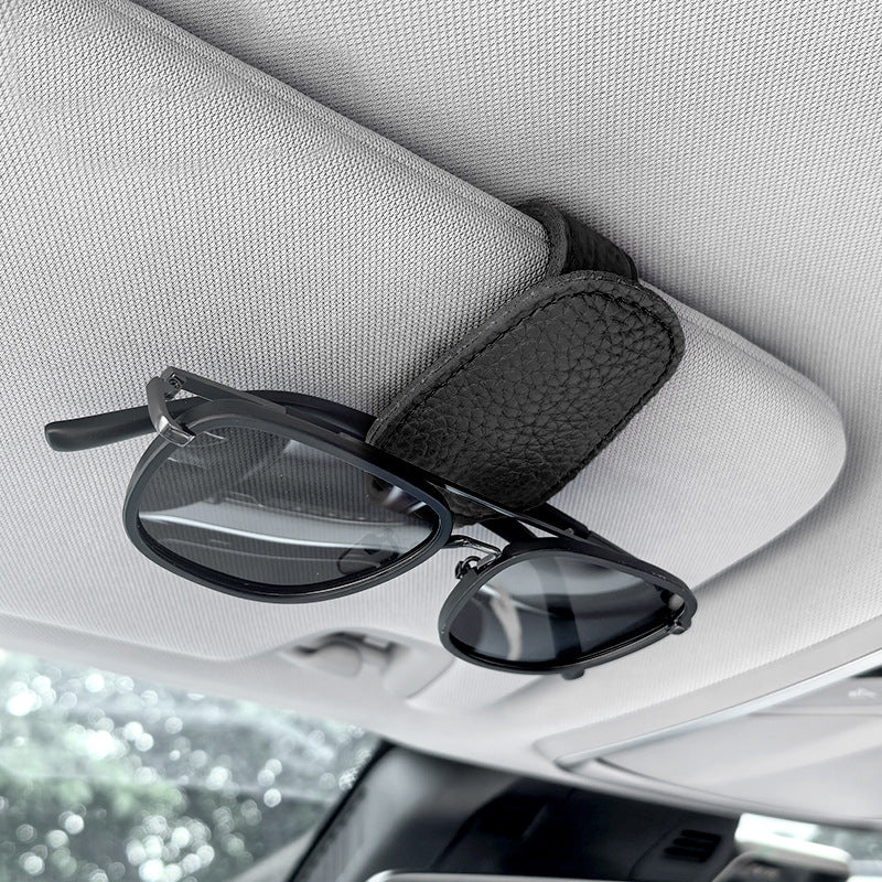 Sunglasses Holders for Car 2 Units, Black
