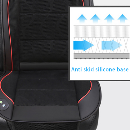 2-in-1 Car Seat Cooler Seat Cover with-Fan Ventilation + Massage