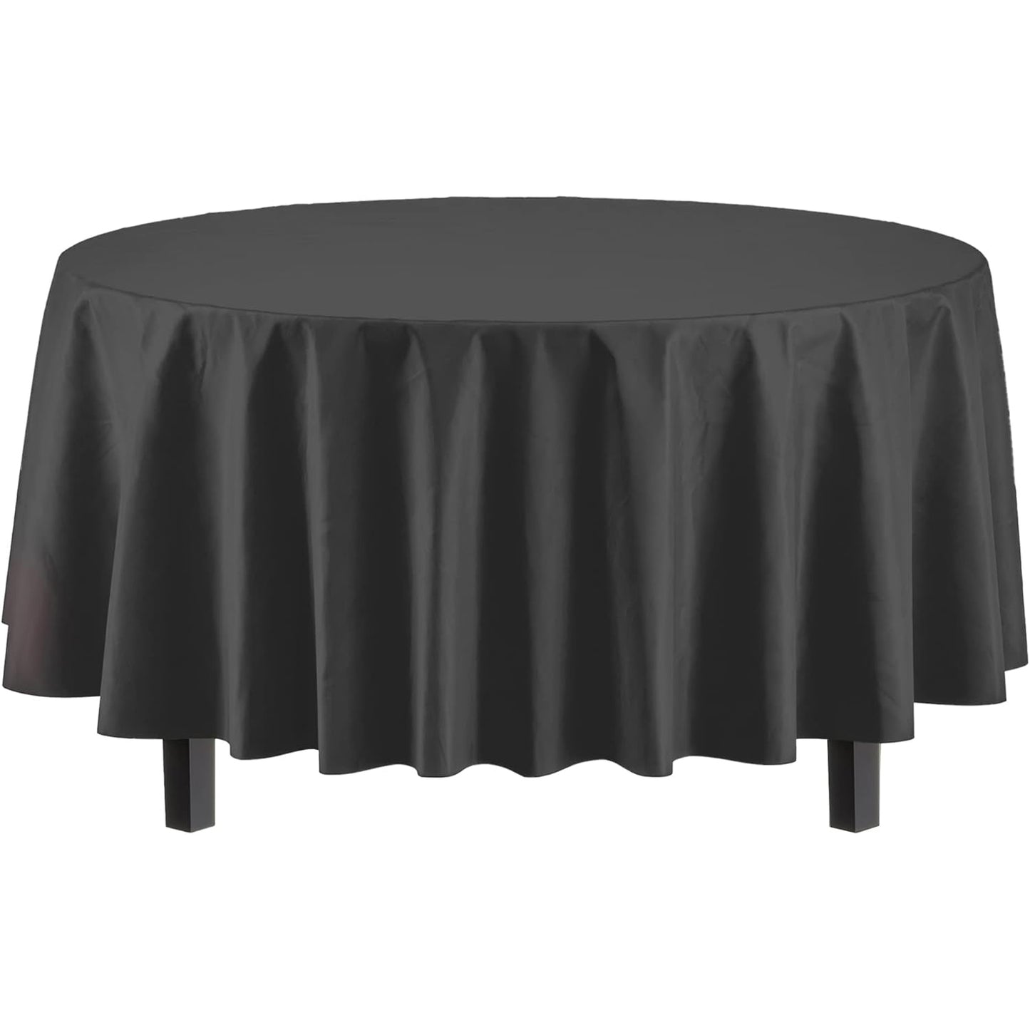 PE Round Table Cloth 84In 5 Units