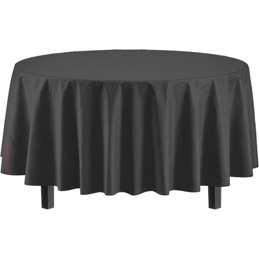 PE Round Table Cloth 84In 5 Units