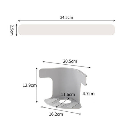 Lock Sheet Holders 8 Units, White