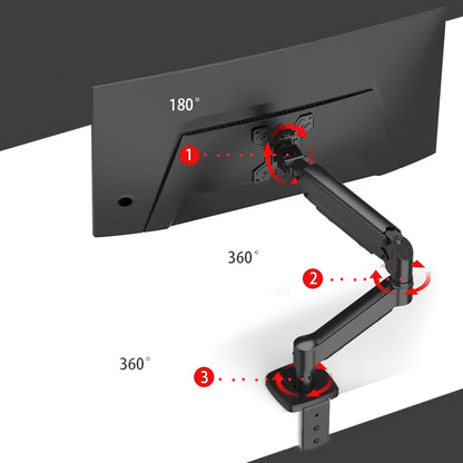 Single Monitor Wall Mount for 17-32 Inch Ultrawide Screens