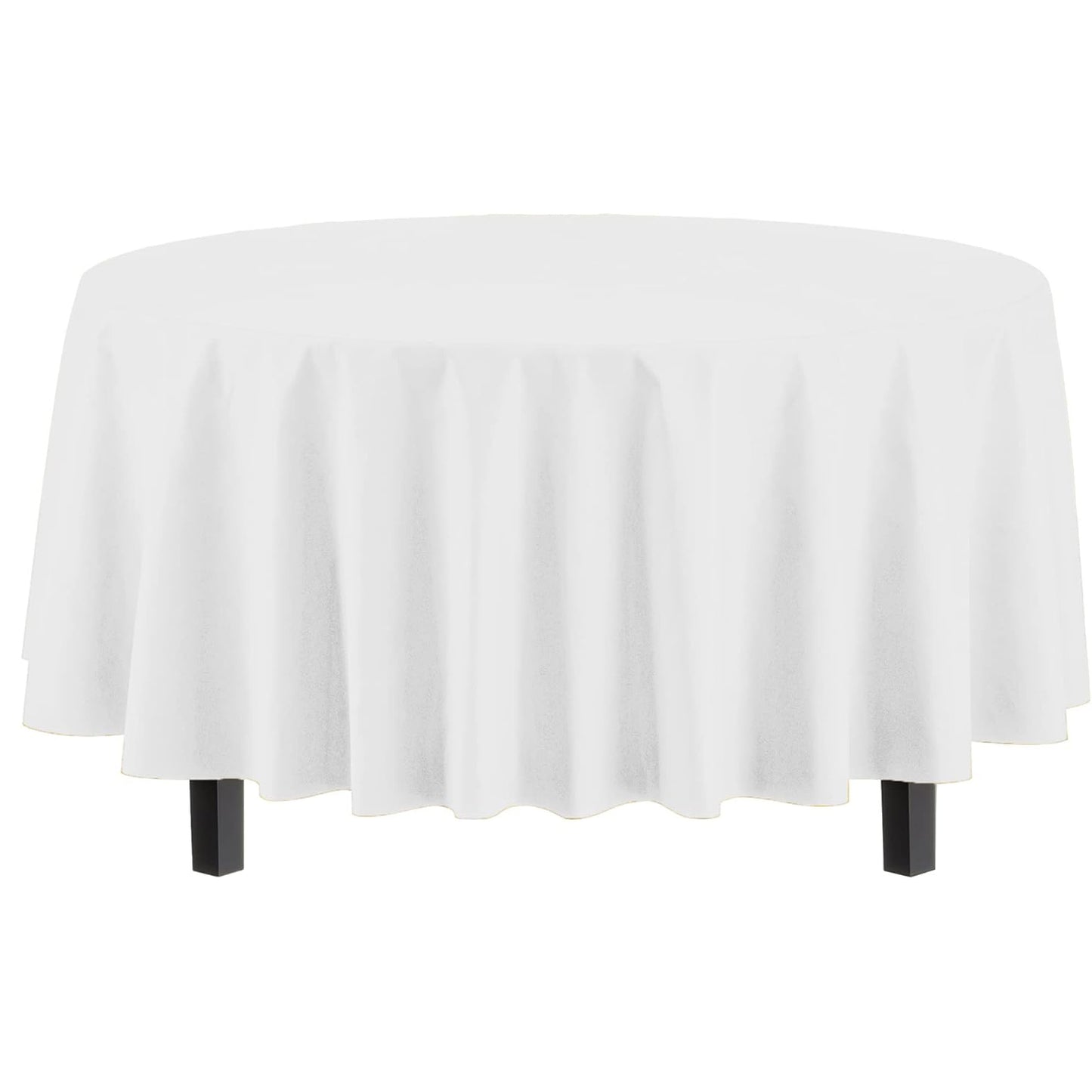 PE Round Table Cloth 84In 5 Units