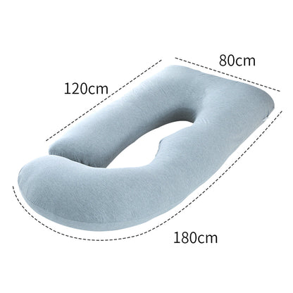 Pregnancy Pillow J-Shaped Full Body Pillow (Cooling Cover)