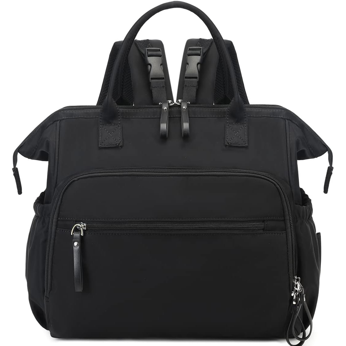 Convertible Diaper Bag Tote, Black