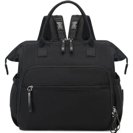 Convertible Diaper Bag Tote, Black