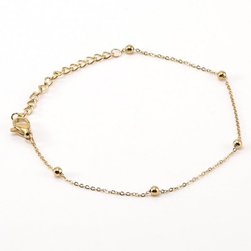 5-Piece 18K Gold-Plated Bracelets Set for Women