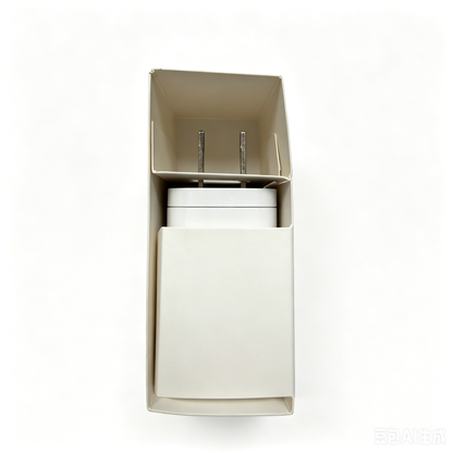 65W GaN Dual Port Wall Charger, USB-A QC4.0 & USB-C PD Fast Charger US Plug